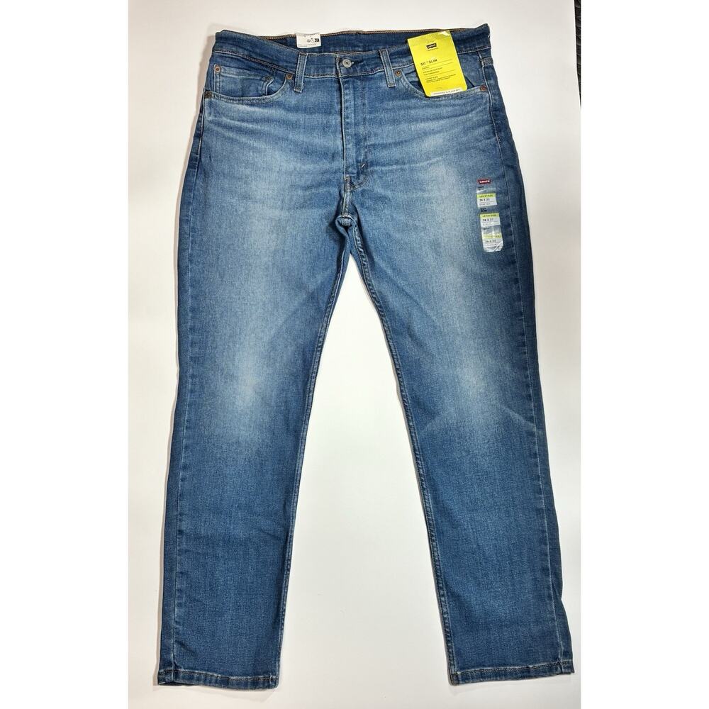 Levi Jeans Men’s 511 Slim 36x30 Blue Flex Stretch Denim Pants New With Tags